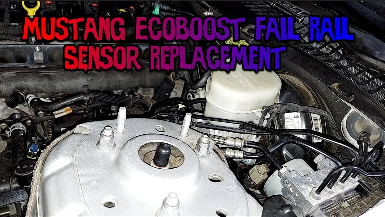 2015 2020 Mustang Ecoboost Fuel Rail Sensor Replacement - YouTube