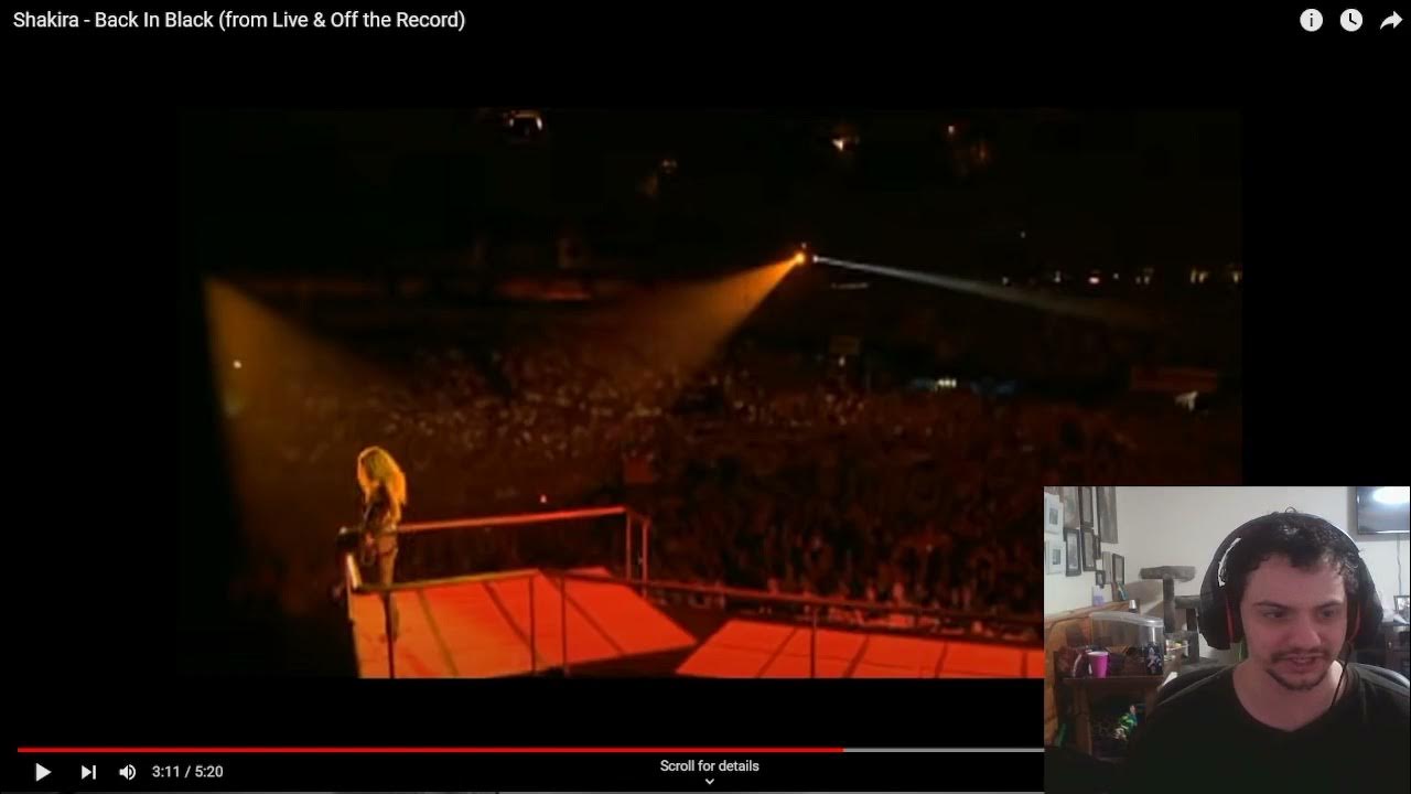 Rock Reacts Shakira - Back In Black Pretty Damn Great the intro was