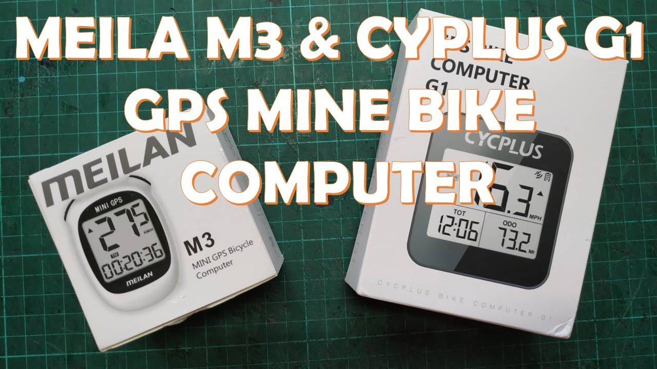 迷你GPS測速器實測 MEILA M3 & CYPLUS G1 GPS MINE BIKE COMPUTER TEST YouTube