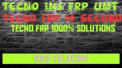 Tecno in5 frp umt //pin password unlock umt