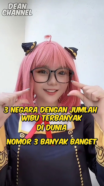 3 Negara Dengan Jumlah Wibu Terbanyak Di Dunia (Nomor 3 Banyak Banget) #shorts