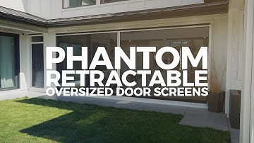 Phantom Retractable Oversized Door Screens