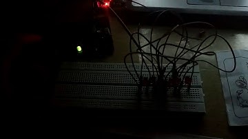 8 LEDs Animation on atmega32 using 3 Pins only!!