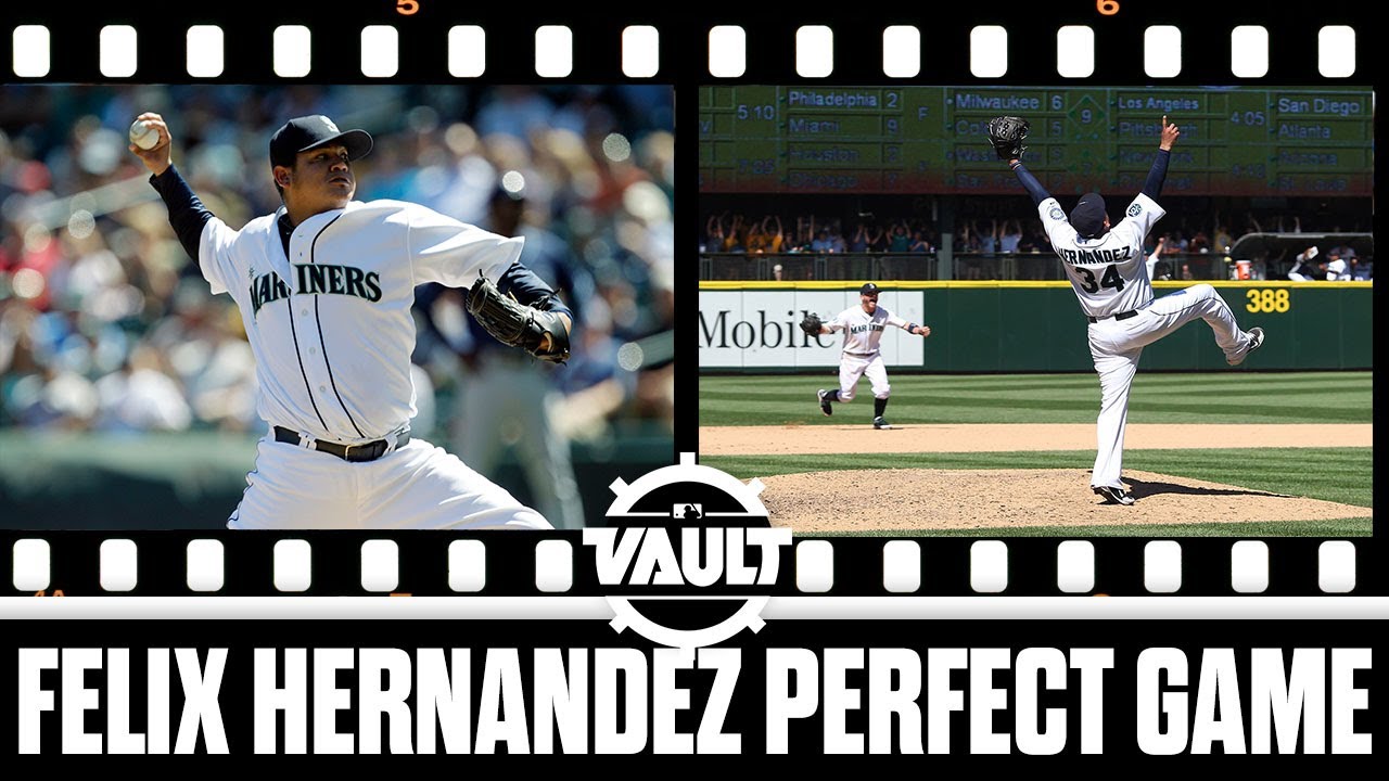 Perfection from a King! Felix Hernandez tosses the first perfect game in  Mariners HISTORY 