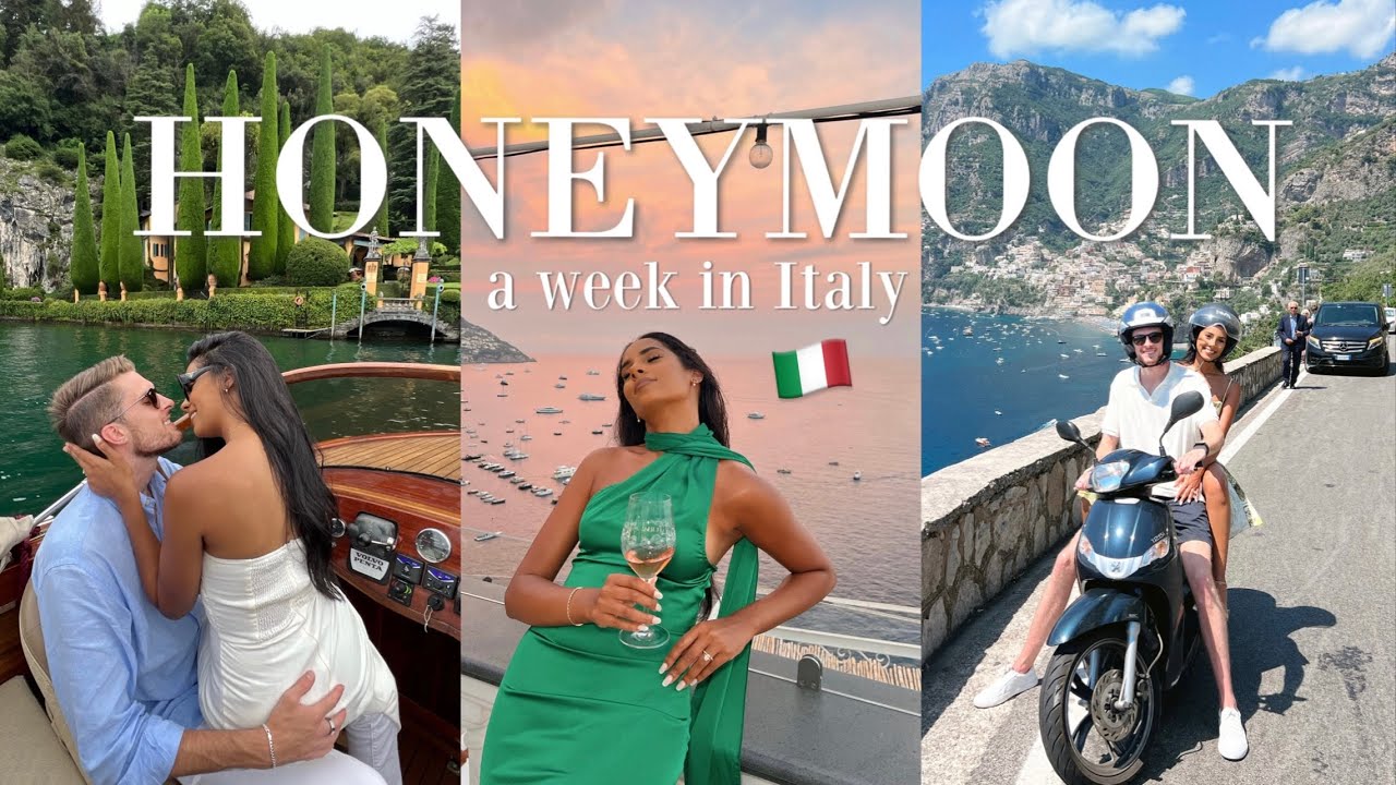 Honeymoon | A Week in ITALY 🇮🇹 Positano, Capri & Lake Como (PART 3)