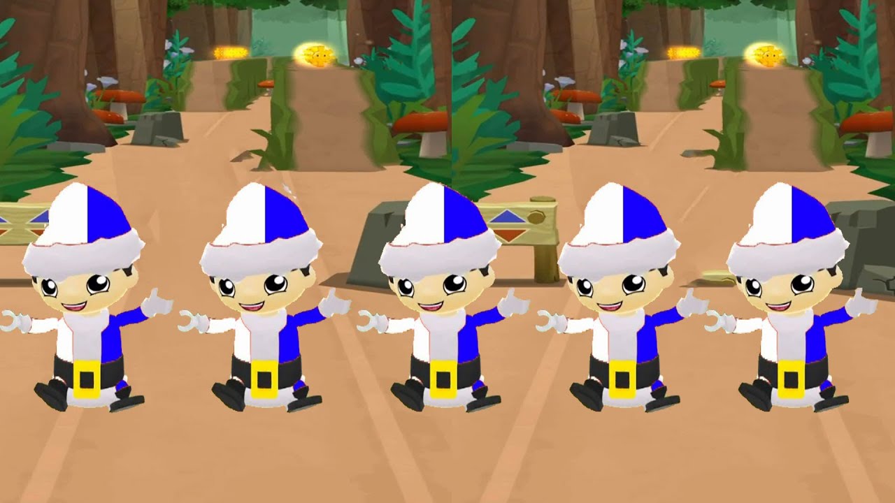 TAG WITH RYAN SANTA RYAN BLUE WHITE CHARACTERS SUPERSPEED GAMEPLAY