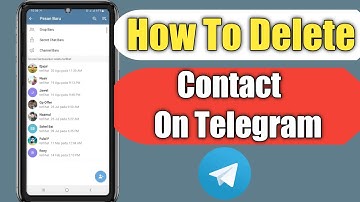 How To Delete Contact On Telegram 2024 | How To Remove Telegram Contact Number |