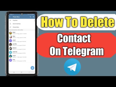 Video: Hvordan kan jeg fjerne nummeret mitt fra telegram?