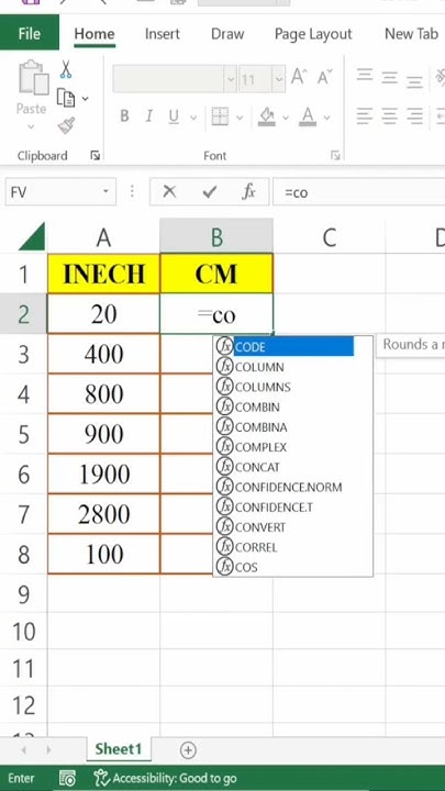 inch-to-centimetre-in-ms-excel-ll-shorts-trending-excel-exceltips