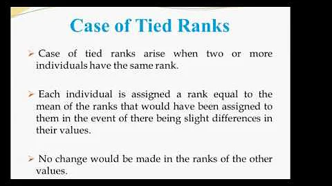 Spearman's Rank Correlation: Case of Tied Ranks