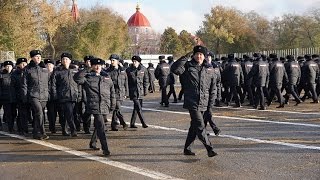Торжественный строевой смотр полиции Ростовской области