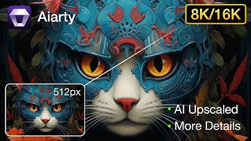 16K Details! AI Upscale Stable Diffusion Images with Aiarty Image Enhancer