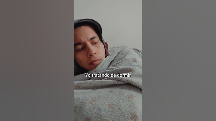Yo intentando dormir