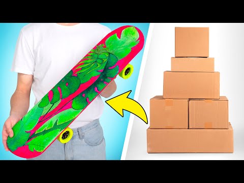 DIY Skateboard Keren dari Kardus