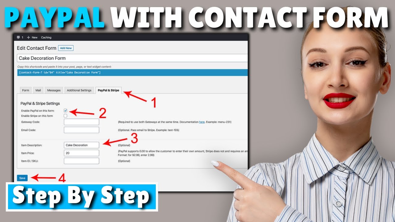 How to Accept PayPal Payments using Contact Form 7 (2026 Update)