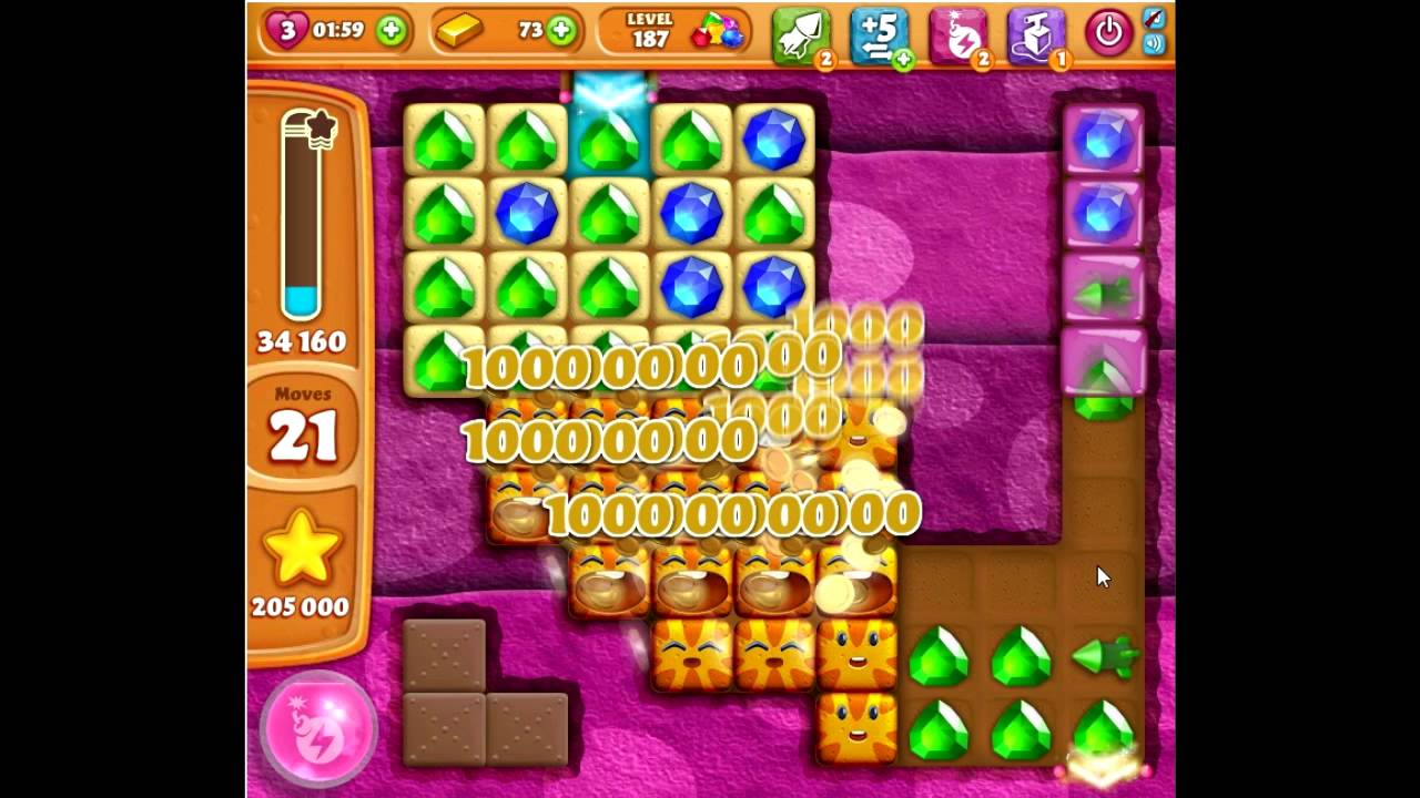 Diamond Digger Saga level 187 😈
