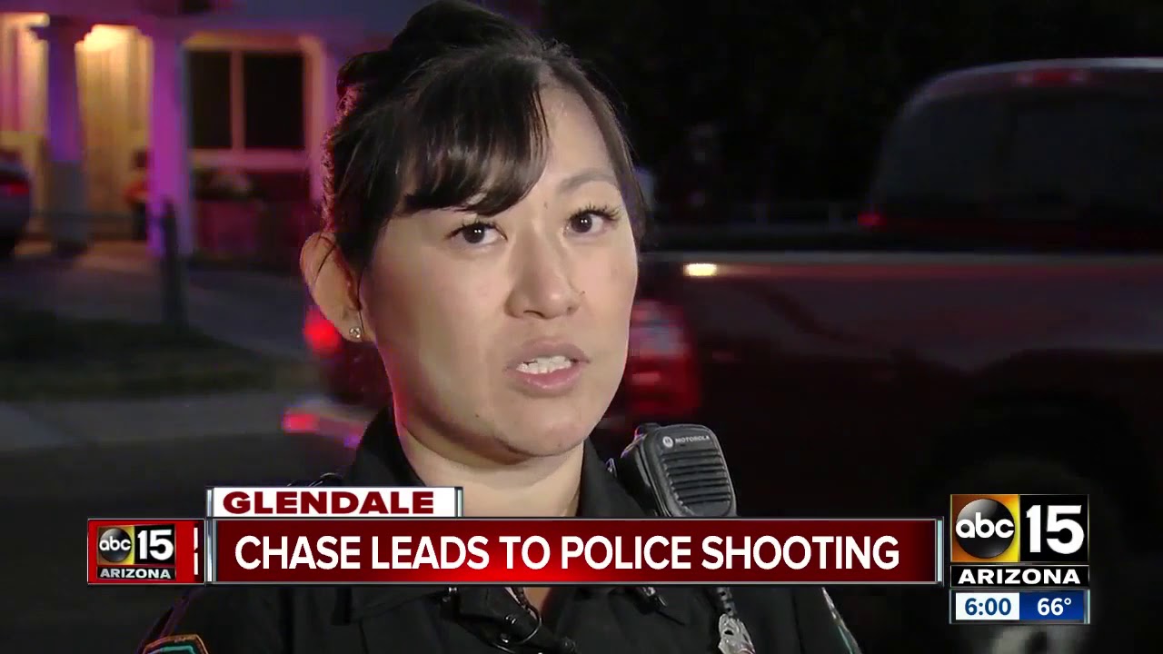 Police pursuit ends in deadly shooting in Glendale - YouTube