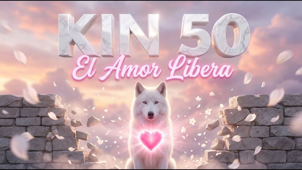 ¡Ama sin Miedo! 🤍 KIN 50: Perro Espectral Blanco | Música para Sanar el Corazón