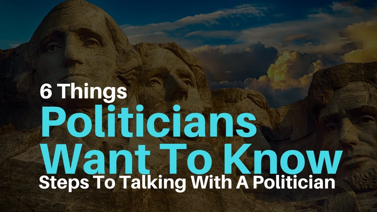 6 Things Politicians Want to Know YouTube
