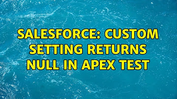 Salesforce: Custom Setting returns null in apex test