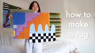 how to make a rug | tufting process from start to finish