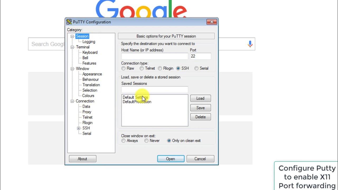 How to use X11 forwarding with PuTTY on Windows YouTube
