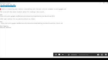 Open Redirect - account.google.com