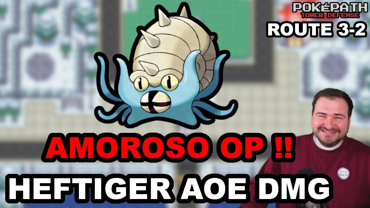 AMOROSO OP !! HEFTIGER AOE DMG (Route 3 - 2 / Welle 0 - 100) PokéPath