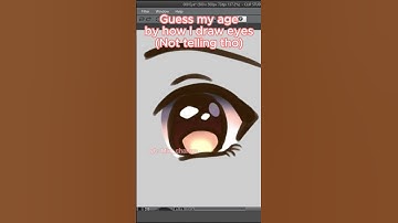 I did the trend! Can you guess my age by how I draw eyes?👀 Eye speedpaint in Clip Studio Paint!#art