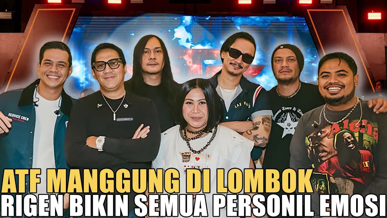 RIGEN RESMI JADI VOKALIS BARU ATF.. VINCENT ANDRE SURYA RIGEN KE LOMBOK LAGI SERU BANGET