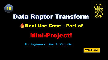 15 OmniStudio DataRaptor Transform Explained with Real use case (part of Mini Project)
