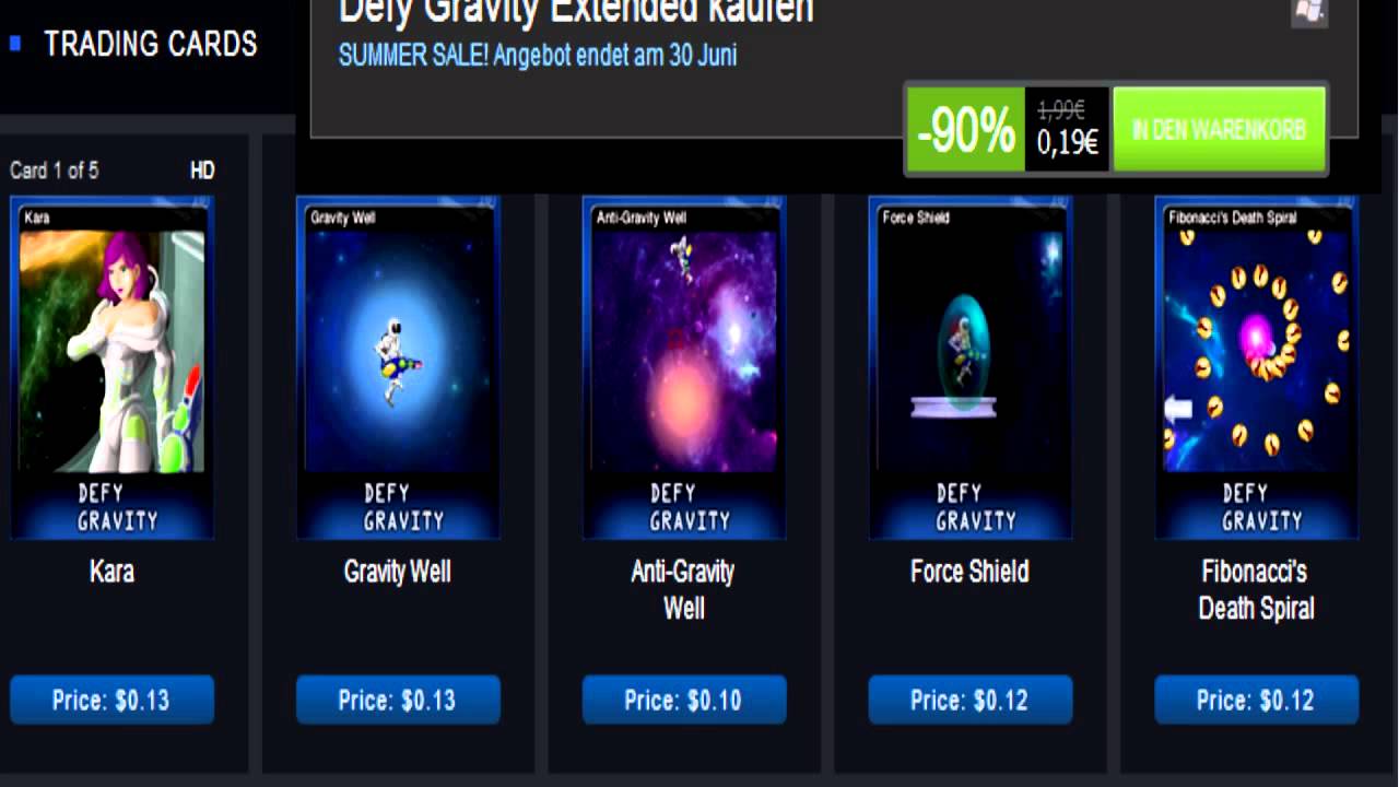 Defy Gravity Extended plus 10 Cent Steam Guthaben kostenlos! Steam