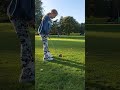 My Daughter's First Golf Swing