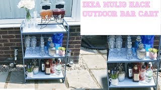 Home Decor-  Outdoor Bar Cart, Ikea Mulig Hack