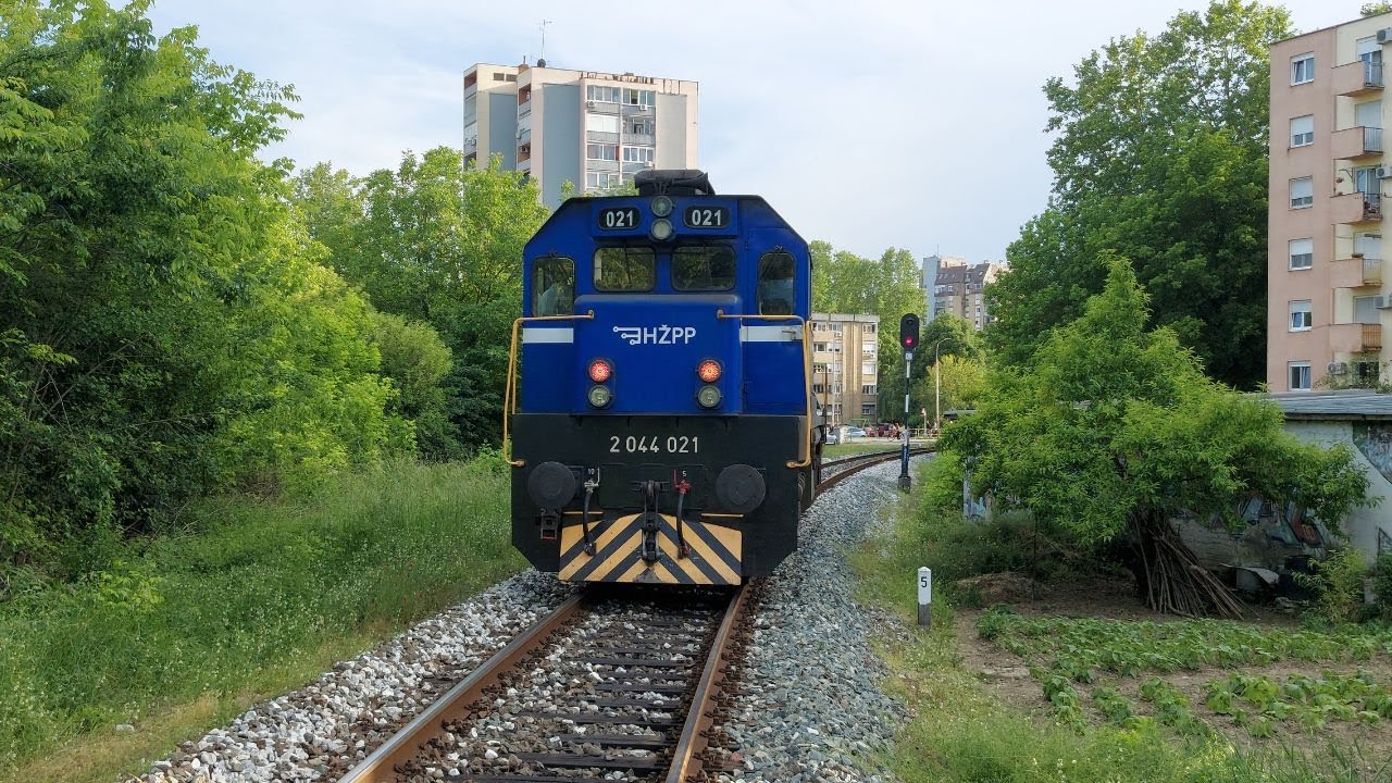 Croatian diesel trains. Vlakovi u Osijeku 3