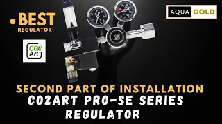 Installation of CO2art Pro-SE series co2 regulator kit setup 🤩 | easy steps to install co2 kit 
