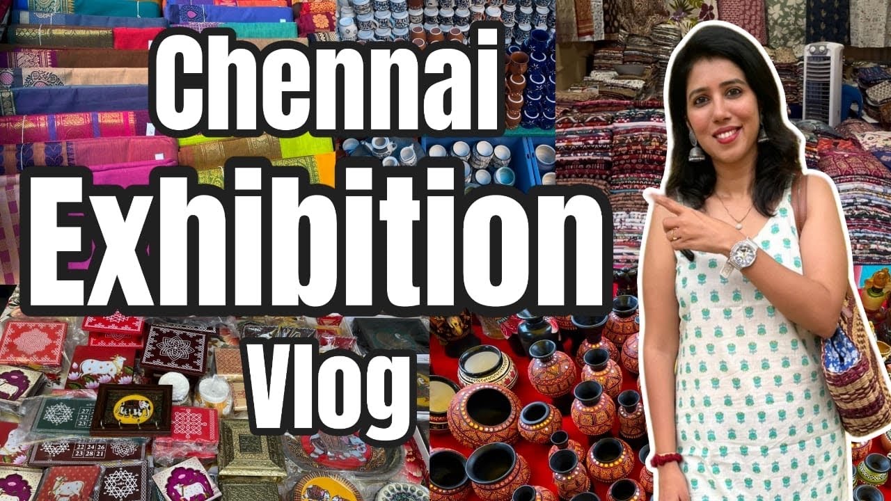 Chennai Exhibition Vlog | 20 days long exhibition in Chennai for Festival Shopping