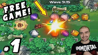NEW FREE GAME! - Tower Defense: Battle Zone Gameplay - Pt 1 [PC Walkthrough] - GPV247 screenshot 1