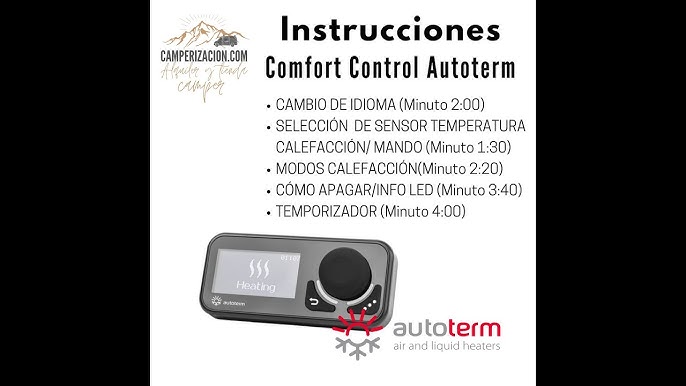 Programador calefacción Eberspacher AirTronic para autocaravanas y  furgonetas camper