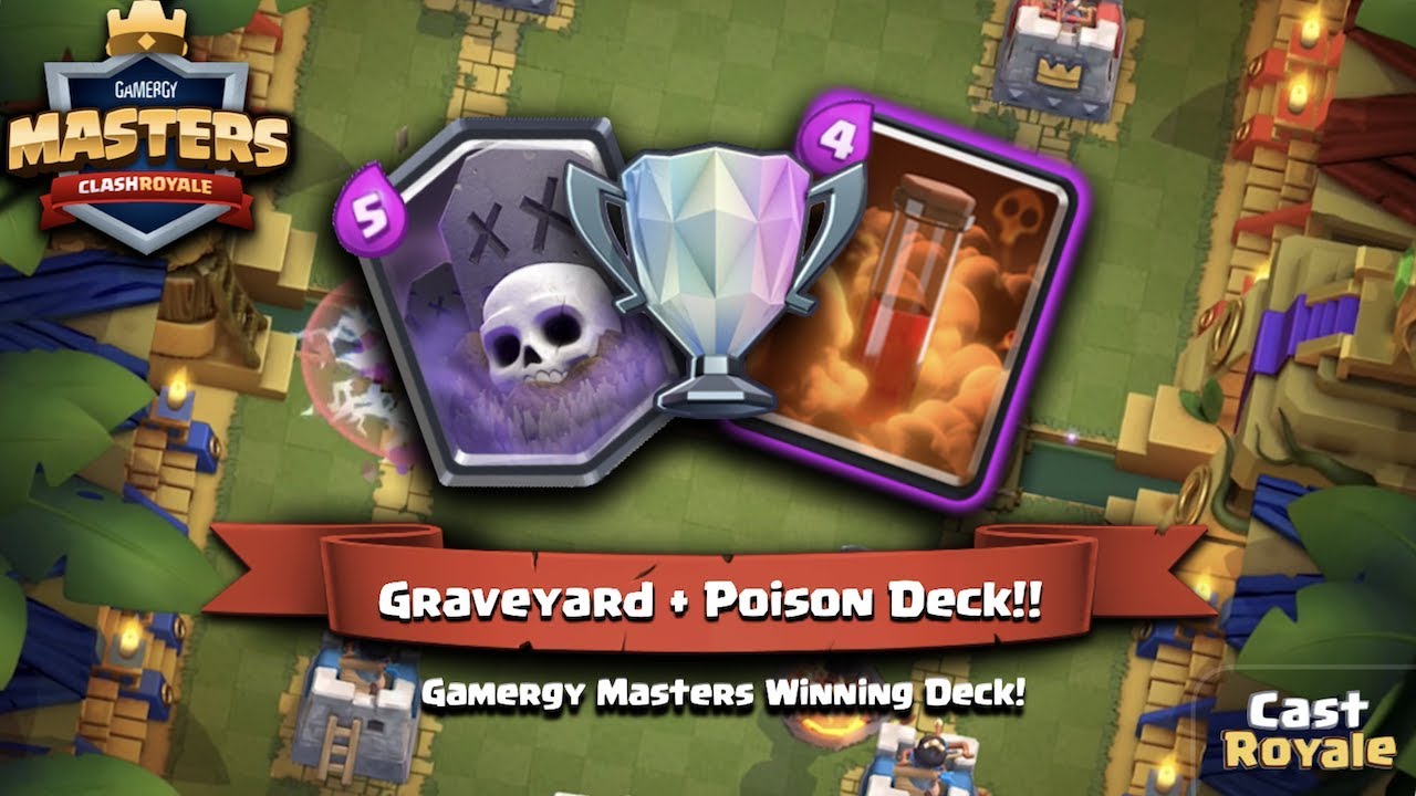 Graveyard Poison Cycle Deck! Gamergy Masters Winner!! Clash Royale
