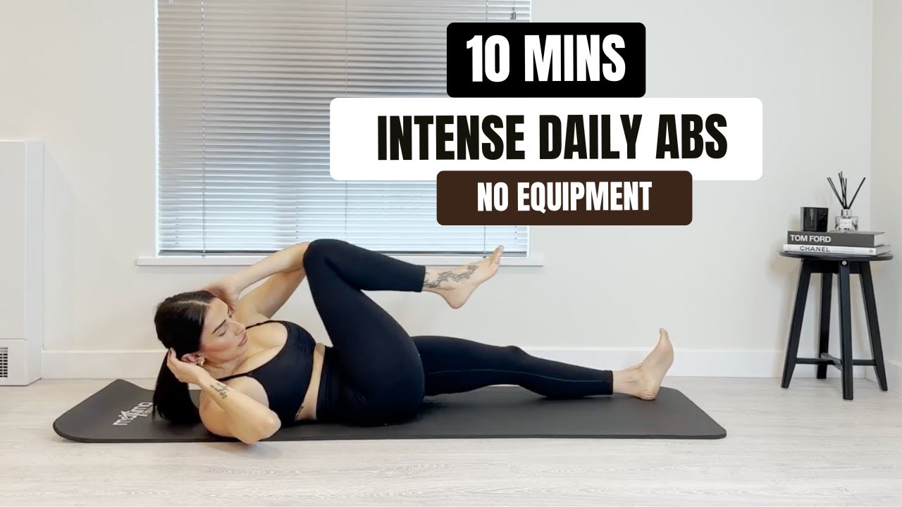 10 min Intense Daily Total Core & Abs - Home Workout | No Equipment ...