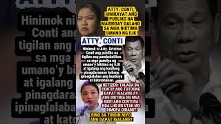 Atty. Conti, nanawagan ng respeto para sa mga umano’y biktima ng EJK