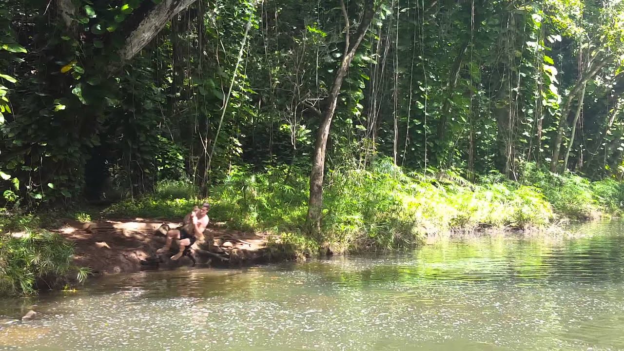 Rope swing Kauai style YouTube