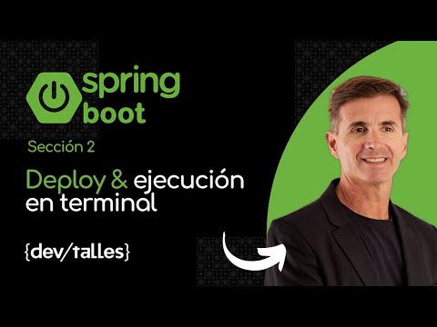 20- Spring Boot Course: Deployment and execution from terminal