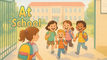 Easy English Listening Practice | A Day at School Story (A1–A2)