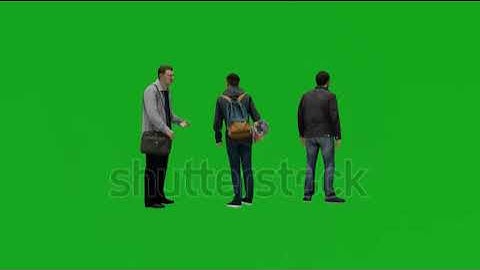 Man green screen video download 3D men talking Chromakey animation rendering buy in telegram bio