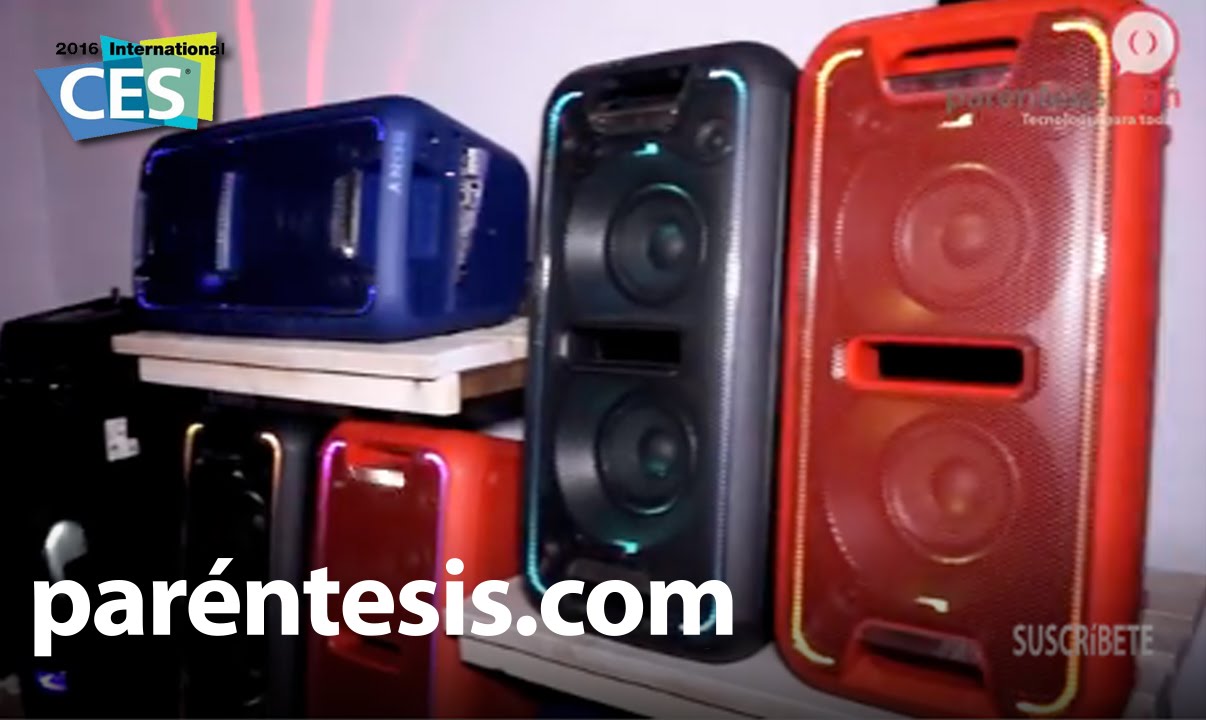 CES2016: La nueva línea de audio Extra Bass de Sony - YouTube