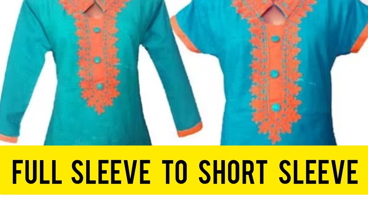 Full Baju to Half Baju Cutting | Easy DIY Clothing Alteration | Fashion Tips Hindi 