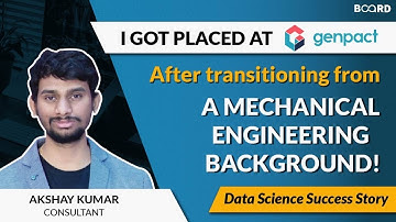 I Got Placed At Genpact After Transitioning From A Mechanical Engineering Background |Success Story