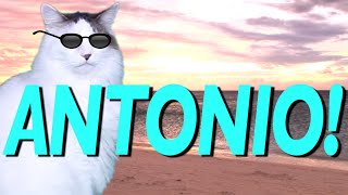 Happy Birthday Antonio - Epic Cat Happy Birthday Song